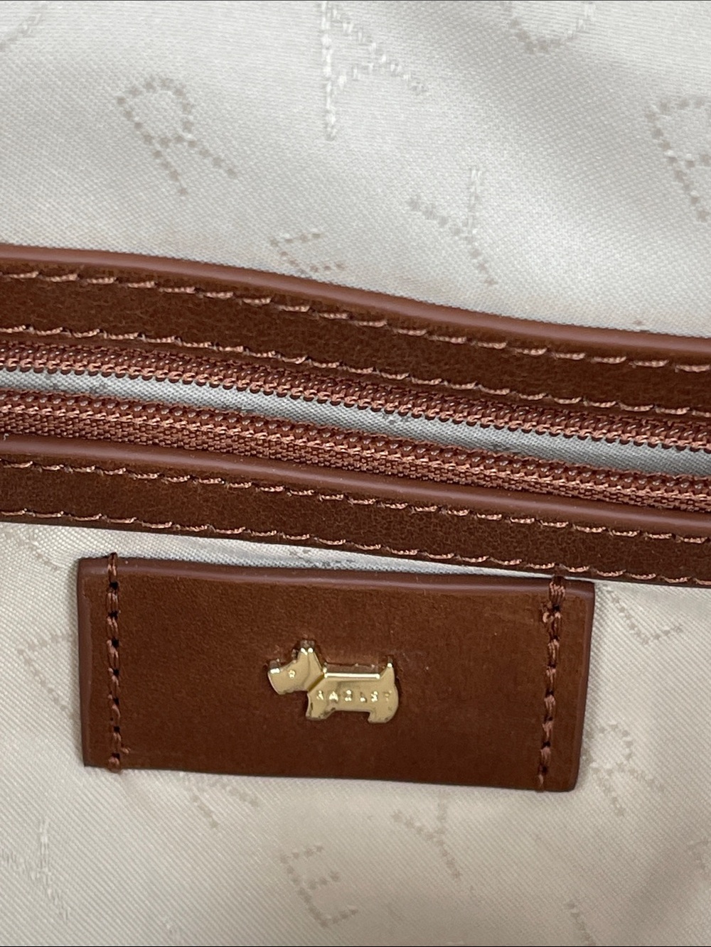RADLEY LONDON Chestnut Brown Leather Shoulder Bag - Picture 5 of 16